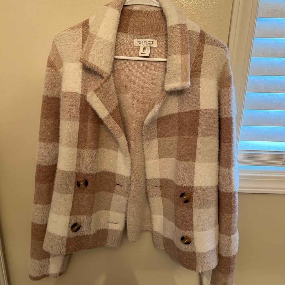 Rachel Zoe cropped shaket NWOT